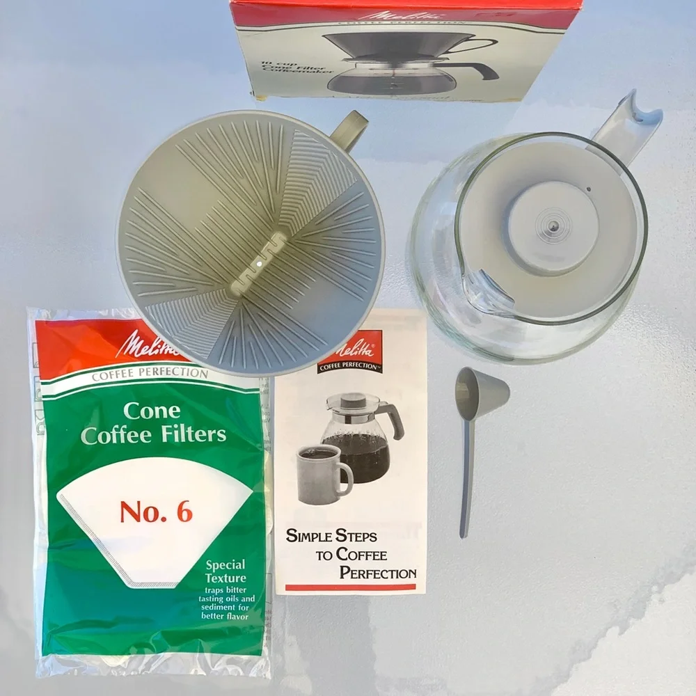 Melitta® 10-Cup Pour-Over Cone Filter Coffeemaker